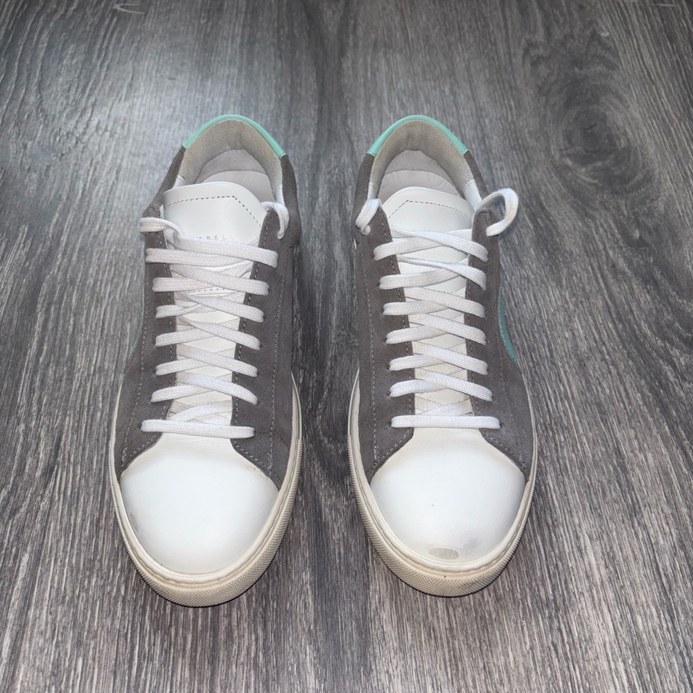 Oliver Cabell Gray and White Women's Sneakers